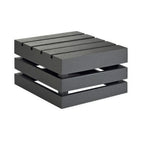 Thumbnail image #1 for Cal-Mil Midnight Bamboo 3332-7-96 Square Bamboo Crate Riser, Black, 12"W x 12"D x 7"H