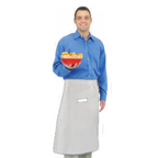 Thumbnail image #1 for Chef Revival 607BA2-WH Bistro Apron, 28 x 34 in, 2 Pockets, Heavyweight 50/50 Poly/Cotton Twill, White