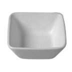 Thumbnail image #1 for G.E.T. Bugambilia BSD01MW . . Mini Buffet Bowl, 11-3/4 oz, Square Cast Aluminum, Resin-Coated, Marble White