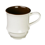 Thumbnail image #1 for Thunder Group Arcadia AD918AA 9 oz Two-Tone Melamine Plastic Mug with Handle Case of 5 Dozen