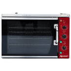 Thumbnail image #1 for Admiral Craft Equipment Corp. COH3100WPROS Half-Size Electric Convection Oven, 4-Pan, Thermostatic, Glass Door