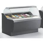 Thumbnail image #1 for Oscartek Ventura VENTURA G1610 Gelato & Ice Cream Display Freezer, 63", Self-Contained, Curved Glass, 18 x 5-Liter Pans