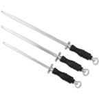 Thumbnail image #1 for Alegacy Foodservice Products PC12010 10-Inch Magnetized Fine-Cut Butcher Honing Steel with Tempered Steel Blade and ABS Handle Case of 6