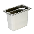 Thumbnail image #1 for Thunder Group STPA3196 1/9 Size Solid Stainless Steel Steam Table Pan, 6" Deep, 24 Gauge, Anti-Jam Case of 12