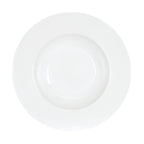 Thumbnail image #1 for Cal-Mil 22461-12-15 Rimmed Melamine Bowl, 24 oz, 12 in Diameter, White Case of 6
