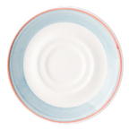 Thumbnail image #1 for Tableware Solutions USA Cosmo by Continental 51COBLU033 Blue China Espresso Saucer, 4-1/2", Round Case of 24