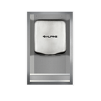 Thumbnail image #2 for Alpine Industries Hemlock ALP400-RECESS Hand Dryer Recess Kit, 16-3/8"W x 3-3/8"D x 26"H, 304 Stainless Steel, Brushed Finish