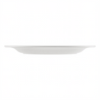Thumbnail image #2 for CAC China Maxwell MLRN-9 9-3/4" Round White Melamine Plate, Rolled Edge Case of 2 Dozen