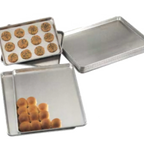 Thumbnail image #1 for Alegacy Foodservice Products Eagleware 41814 Quarter-Size Bun & Biscuit Pan, Solid 18-Gauge Aluminum, 9-5/8 x 13 x 1 in Case of 12