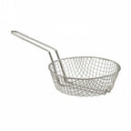 Thumbnail image #1 for Libertyware CWB10C Round Coarse-Mesh Nickel-Plated Steel Culinary Wire Basket, 10" Diameter, 3-1/4" Basket Height Case of 36