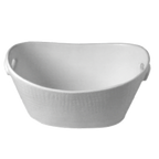 Thumbnail image #1 for G.E.T. Bugambilia IB015LV Oval Cast Aluminum Ice Bucket, 203 oz, Lavender