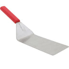 Thumbnail image #1 for AllPoints Foodservice Parts & Supplies Mundial MUNR5682 Grill Turner, 8-Inch Stainless Steel Blade, Red Polypropylene Handle