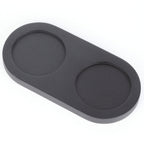 Thumbnail image #2 for Chef Specialties Professional Series Windsor 01272 Double Coaster Tray for Pepper/Salt Mills and Shakers, Wood, Matte Black, 3.75 x 7.5 in
