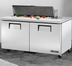 Thumbnail image #5 for True TSSU-60-12-HC 60-Inch 2-Section Sandwich/Salad Prep Table with 12 Sixth-Size Pan Capacity