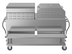 Thumbnail image #5 for KoolMore Commercial Mobile Outdoor Propane Charbroiler Grill with 8 Burners, 30-Inch Roll Dome Cover, and Pizza Oven