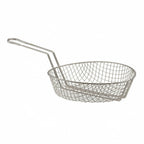 Thumbnail image #1 for Libertyware CWB12C Round Culinary Wire Basket, 12" Diameter, 3-1/4" Basket Height, Coarse Mesh, Nickel-Plated Steel Case of 30
