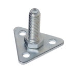 Thumbnail image #1 for Tarrison Products Ltd. TS-FPFT Triangle Shelf Foot Plate, 1/2-Inch Full Thread