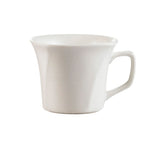 Thumbnail image #1 for CAC China Philadelphia PHA-35 Porcelain Demitasse Cup, 2-1/2 oz., Square Wavy Case of 3 Dozen