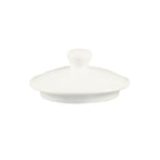 Thumbnail image #1 for CAC China Lion Head LN-12-LID Porcelain Tureen/Bouillon Lid Only, 4-3/8" Diameter x 1-3/4"H Case of 2 Dozen