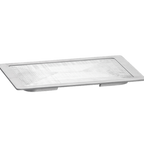 Thumbnail image #1 for TableCraft Products CW6426 Third-Size Aluminum Hot Well Cover, 13-1/2" x 6-7/8"