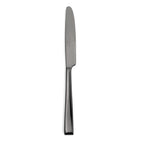 Thumbnail image #1 for Cardinal Liv Gunmetal by Arcoroc FP278 18/0 Stainless Steel Dinner Knife, Solid Handle, 8–9" Pack of 1 Dozen