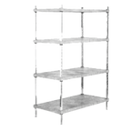 Thumbnail image #1 for SPG International Amco PS1860S Solid Steel-Reinforced Plastic Shelf, 60"W x 18"D