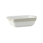 Thumbnail image #1 for Tuxton China DisplayTux EAU-202 Rectangular Porcelain Casserole Dish, 1-1/2 qt., 11 x 6 x 3 in., Without Lid, With Handles Case of 2