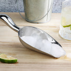 Thumbnail image #2 for New Star Foodservice Inc. 1028508 Stainless Steel Utility Scoop, 6 oz, Round Bottom Case of 48