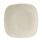 Thumbnail image #1 for Tuxton China DuraTux®© BEH-090C 9-Inch Square Ceramic Plate, Rolled Edge, American White/Eggshell 1 Dozen