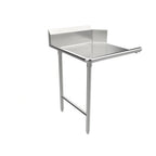 Thumbnail image #1 for ATSMFG MET MET-CDT-30L ATS MFG Clean Dish Table, Straight, Right-to-Left, 30"W x 30"D, 16-Gauge 304 Stainless Steel, 9"H Backsplash