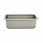 Thumbnail image #1 for Libertyware 9124 1/2 Size Solid Stainless Steel Steam Table Pan, 4" Deep, 23 Gauge, Anti-Jam Case of 24
