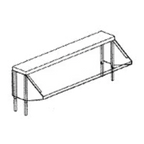 Thumbnail image #1 for Piper Products/Servolift Eastern Reflections RBPG1-96 Single-Sided Buffet Protector Guard with End Guards, 96-Inch, 6 Openings