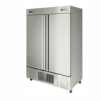 Thumbnail image #1 for Infrico USA IRR-AN49MX Dual-Temperature Two-Section Reach-In Refrigerator/Freezer, Solid Doors, Stainless Steel, Bottom-Mounted Refrigeration