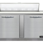 Thumbnail image #1 for Continental Refrigerator SW60N12C-FB 60-Inch 2-Door Refrigerated Sandwich Prep Table, Front-Breathing, 12-Pan