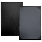 Thumbnail image #1 for Risch Oakmont OM-1V 11X17 Single Padded Smooth-Grain Faux-Leather Menu Cover, 11 x 17 in Case of 25