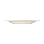 Thumbnail image #2 for G.E.T. Vintage California - EGS D850T-V Round Melamine Plate, 8-1/2 in, Vanilla, Double Line Case of 6