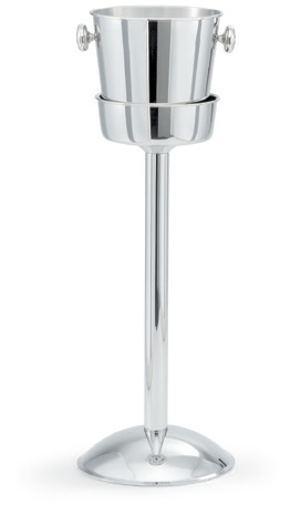 Product image #2 for Vollrath Single Wine Bucket Stand, 18/10 Stainless Steel, Mirror Finish