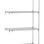 Thumbnail image #1 for Metro Super Erecta SA-2142C-86-A4 Super Adjustable Wire Add-On Shelving Unit, 42"W x 21"D x 86"H, 800 lb. capacity per shelf, 2000 lb. capacity per