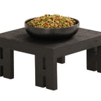 Thumbnail image #1 for Cal-Mil Brooklyn 23794-6-13 Square Textured Wood Buffet Riser, 12"W x 12"D x 6"H