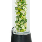 Thumbnail image #1 for Cal-Mil Logan 26135-3INF-13 Single Beverage Dispenser, 384 oz, Infusion Chamber, Melamine, Black