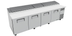 Thumbnail image #8 for True TPP-AT-119-HC 4-Section Pizza Prep Table with Side-Mounted Self-Contained Refrigeration