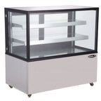 Thumbnail image #1 for MVP Group LLC Kool-It KBF-36D Ambient Pastry Display Case, Full Service, Straight Glass, 2 Adjustable Shelves, 36"W