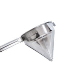 Thumbnail image #1 for Omcan 81291 China Cap/Chinois Strainer, 12" dia., fine mesh, 9-2/3" handle, stainless steel Case of 12