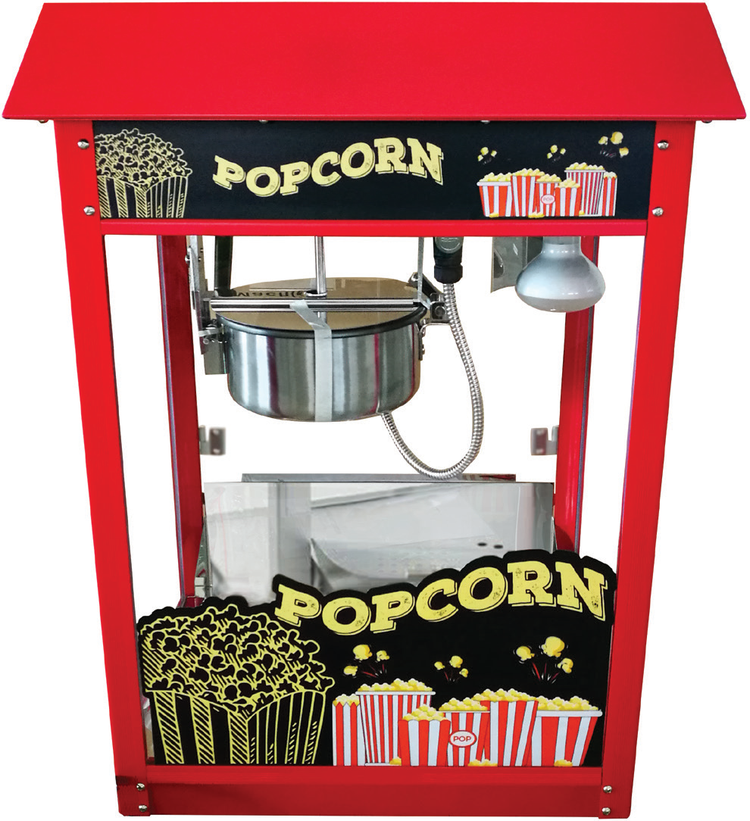 Product image #2 for 30-Inch Countertop Popcorn Popper Machine with 8-Ounce Kettle, Warmer Light and Deck