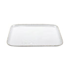 Thumbnail image #1 for G.E.T. Urban Mill™ CS-119-UM Cream Melamine Rectangular Irregular Platter, 12-3/4" x 9-1/2" 1 Dozen