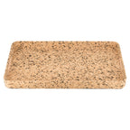 Thumbnail image #1 for Ten Strawberry Street Cork CORK-REC Rectangular Plastic Serving Tray with Cork Liner, 19 x 12 inches Case of 8
