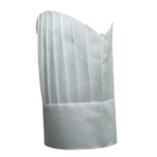 Thumbnail image #1 for Chef Revival H055 Disposable Chef's Hat, 7-Inch, Lightweight Vented Top, Non-Woven Fiber, White