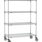 Thumbnail image #1 for Metro Super Erecta SA-3648C-68-M4 Super Adjustable Mobile Wire Shelving Unit, 48"W x 36"D x 68"H, 88 lb. capacity per shelf, 1200 lb. capacity per