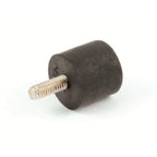 Thumbnail image #1 for AllPoints Foodservice Parts & Supplies 282156 Commercial Shelf Foot, 5/8 in OD, Black Rubber