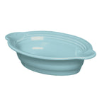 Thumbnail image #1 for Steelite International Fiesta HL587349 Individual Oval Casserole Dish, 13 oz, China, 9.125 x 5.625 x 2 in, Sky